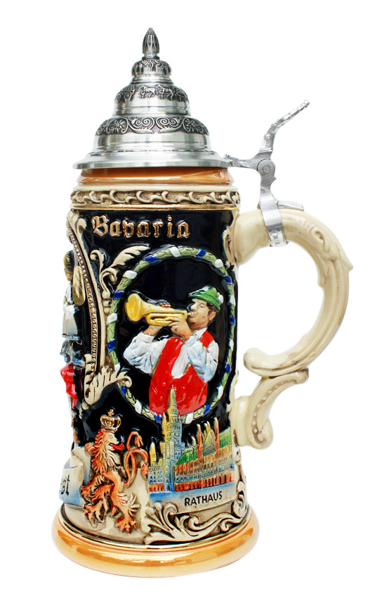 Oktoberfest Dancing Beermaid Beer Stein